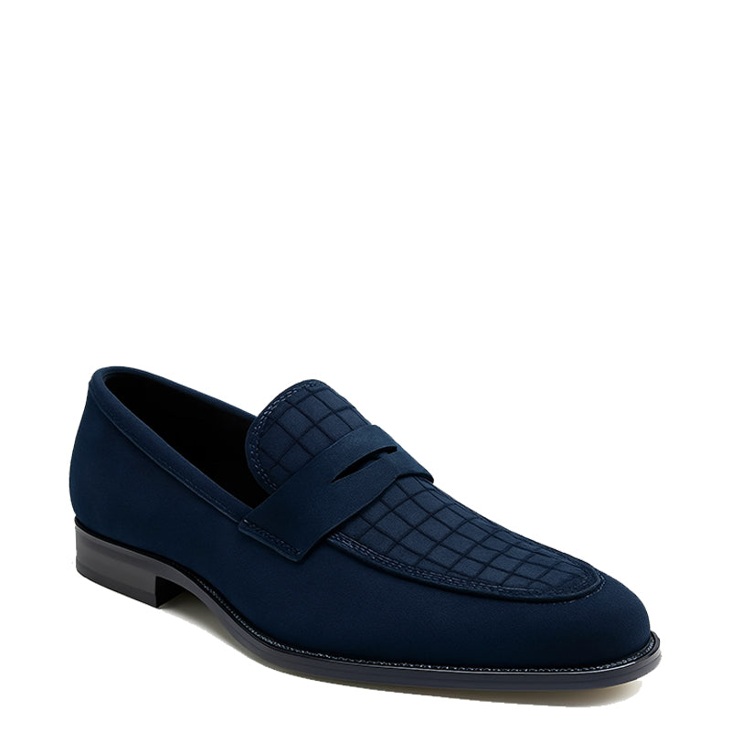 Suede Royale Leather Printed Loafer
