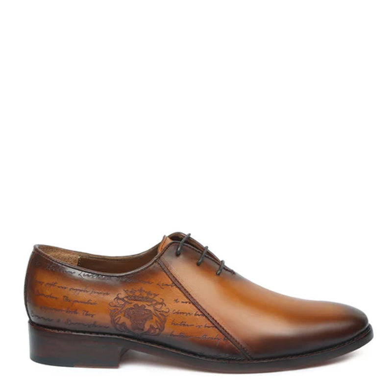 Leather Lace Up Oxford Shoes For Men