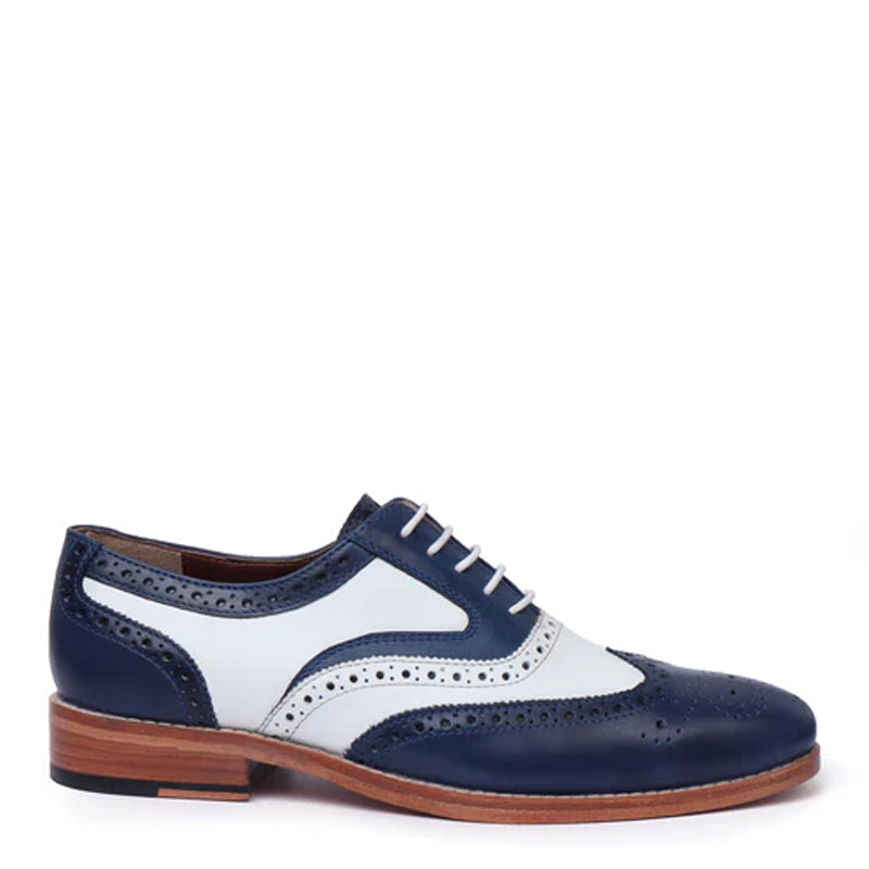 Men Chic Dual Tone Lace Up Oxford Shoes