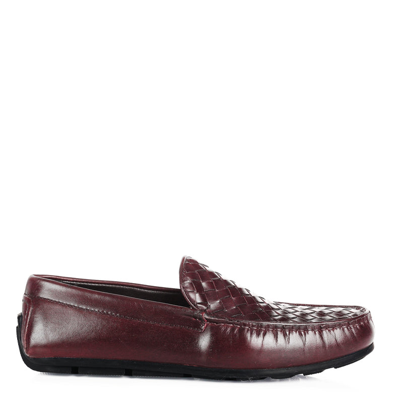 Men Solid Casual Leather Brown Loafer