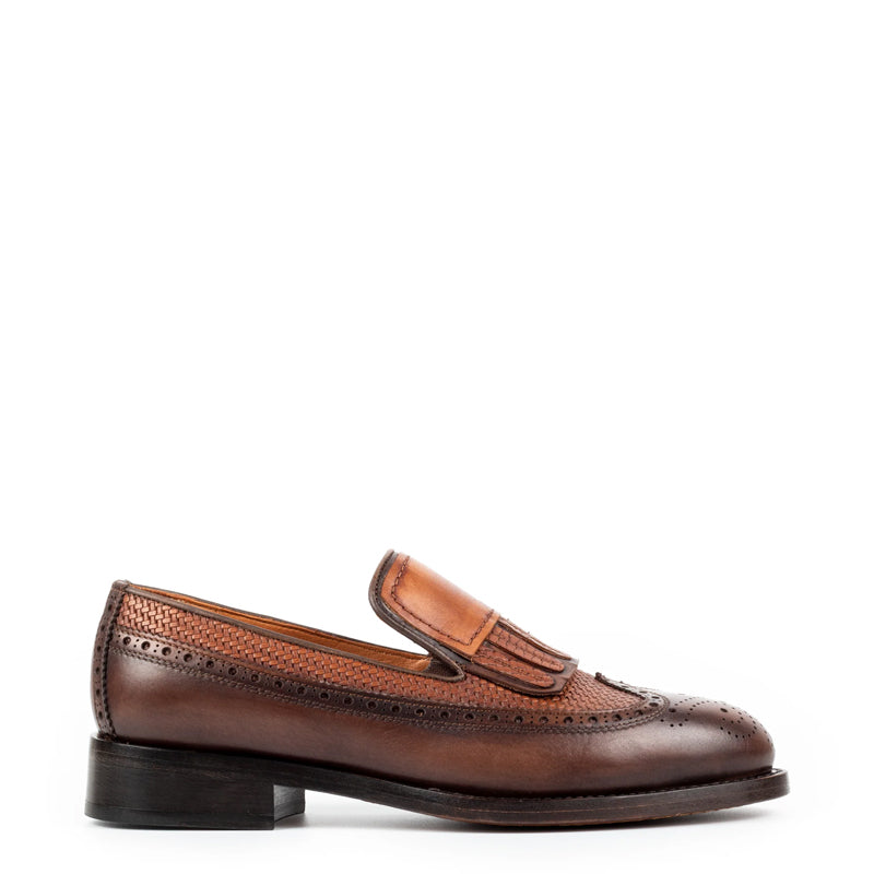 Men Premium Wingtip Leather Loafer