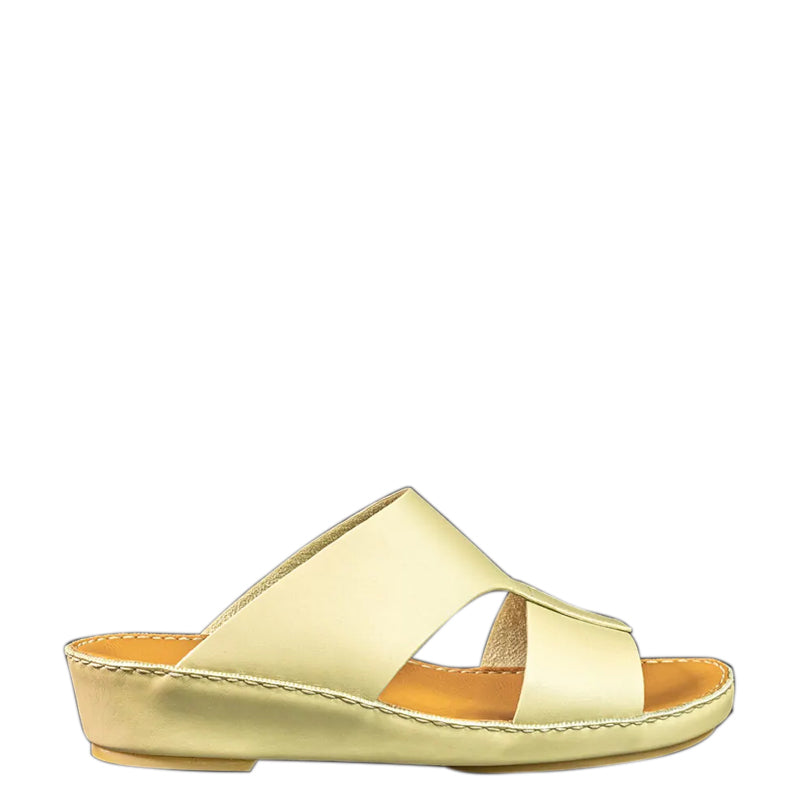 Premium Accented Open Toe Comfort Arabic Green Sandal