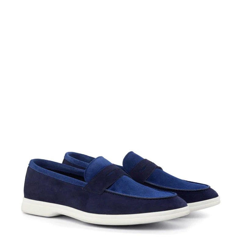 Men Casual Suede Slip On Loafers