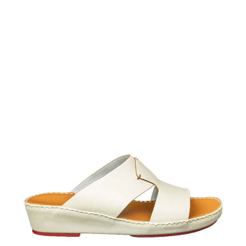 Accented Slip On Comfort Arabic Blue Sandal