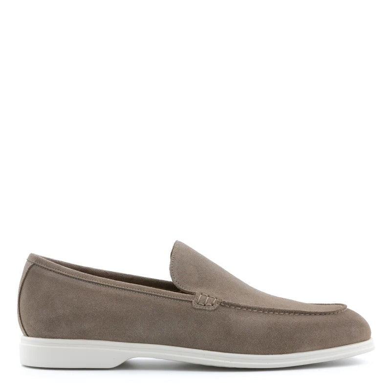 Premium Suede Leather Green Loafer For Men