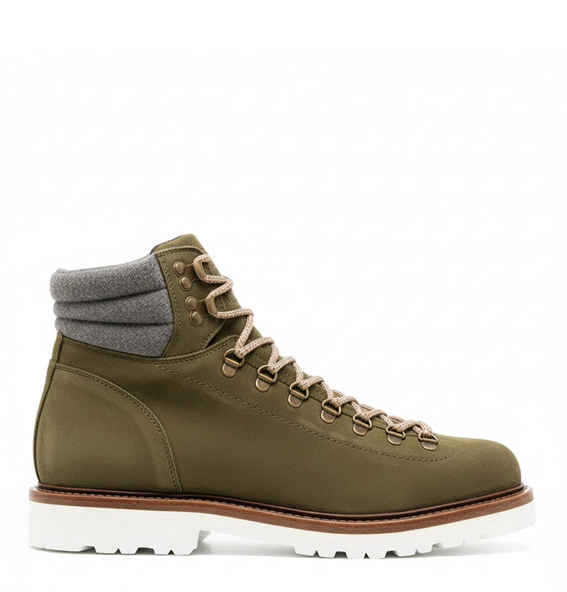 Lace-up suede Ankle Boots