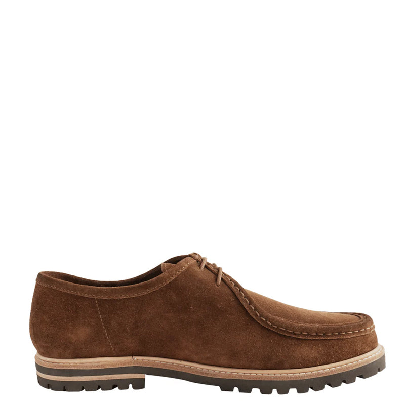 Handmade Tan Suede Leather Formal Derby Shoe