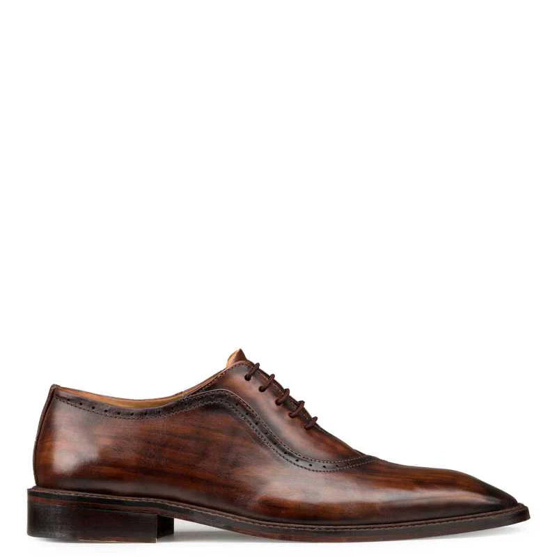 Handpainted Solid Leather Formal Oxford Shoe