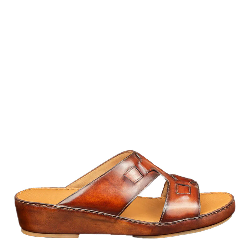Classic Leather Comfort Arabic Red Sandal