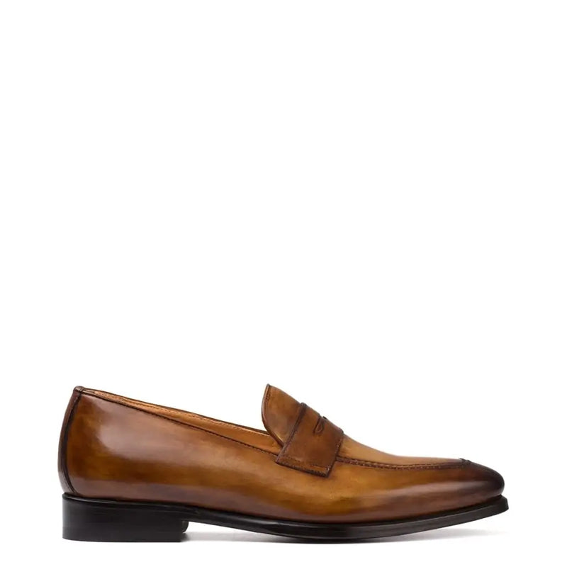 Classic Penny Shiny Leather Brown Loafer