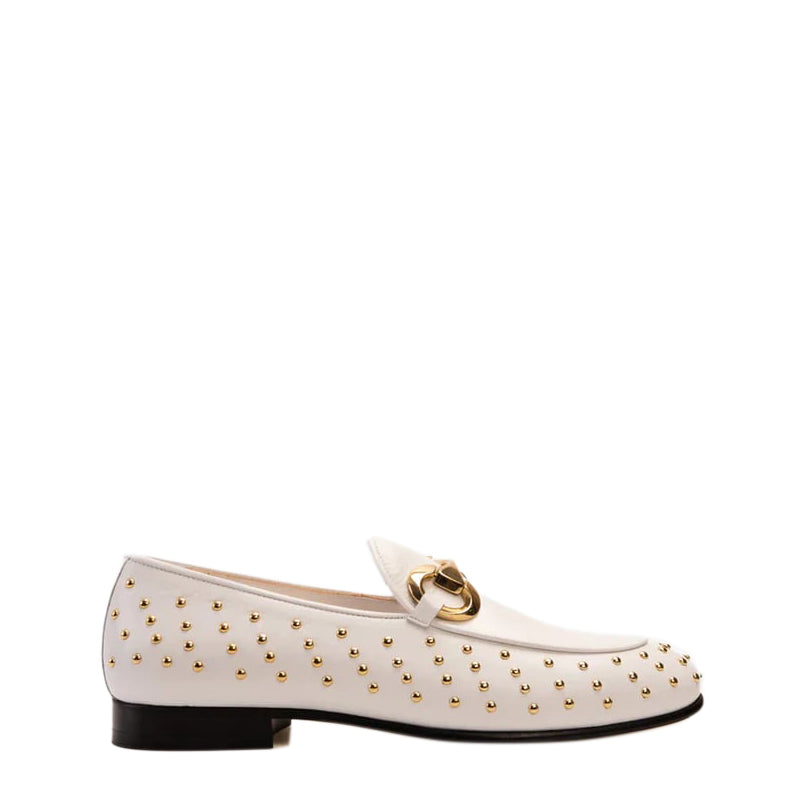 Spike Leather Bit Dress Loafer Men Shoe