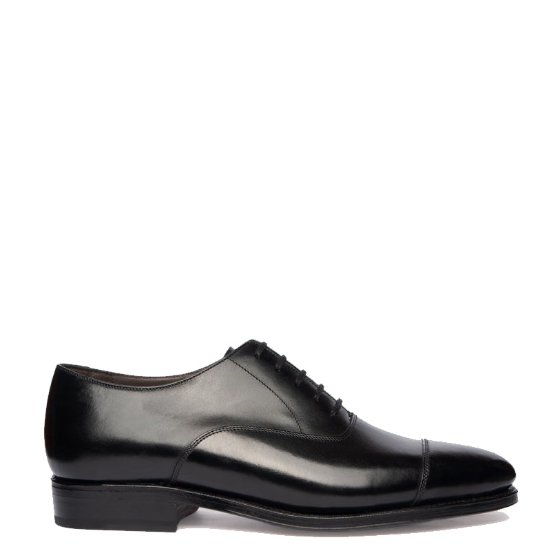 Plain Classic Design Captoe Leather Oxford Shoe Tan