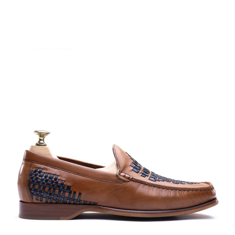 Men Slip On Leather Tassel Loafer