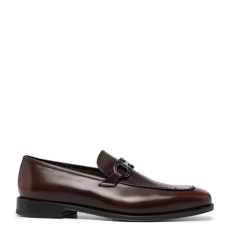 Men s Horse bit Leather Buckle Loafer
