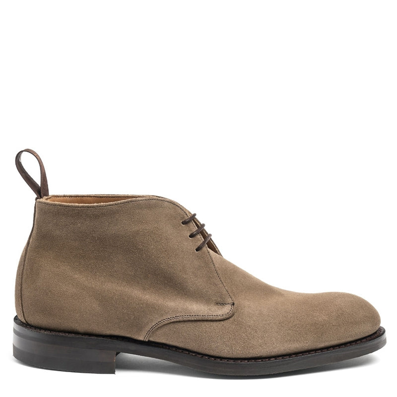 Men Suede Handmade Leather Chukkas Boot Beige
