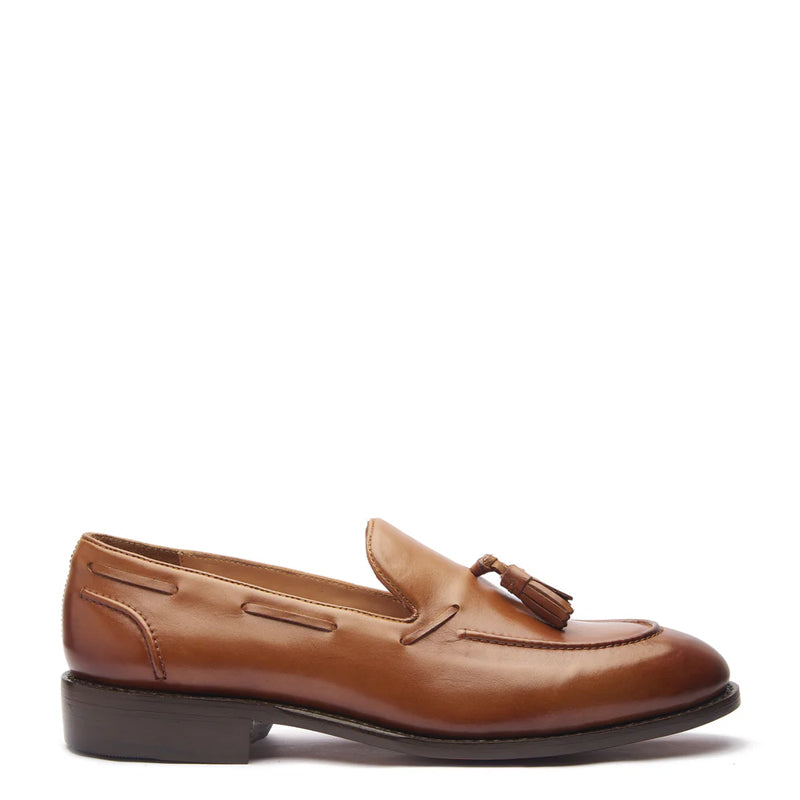 Premium Leather Slip-On Tassel Loafer