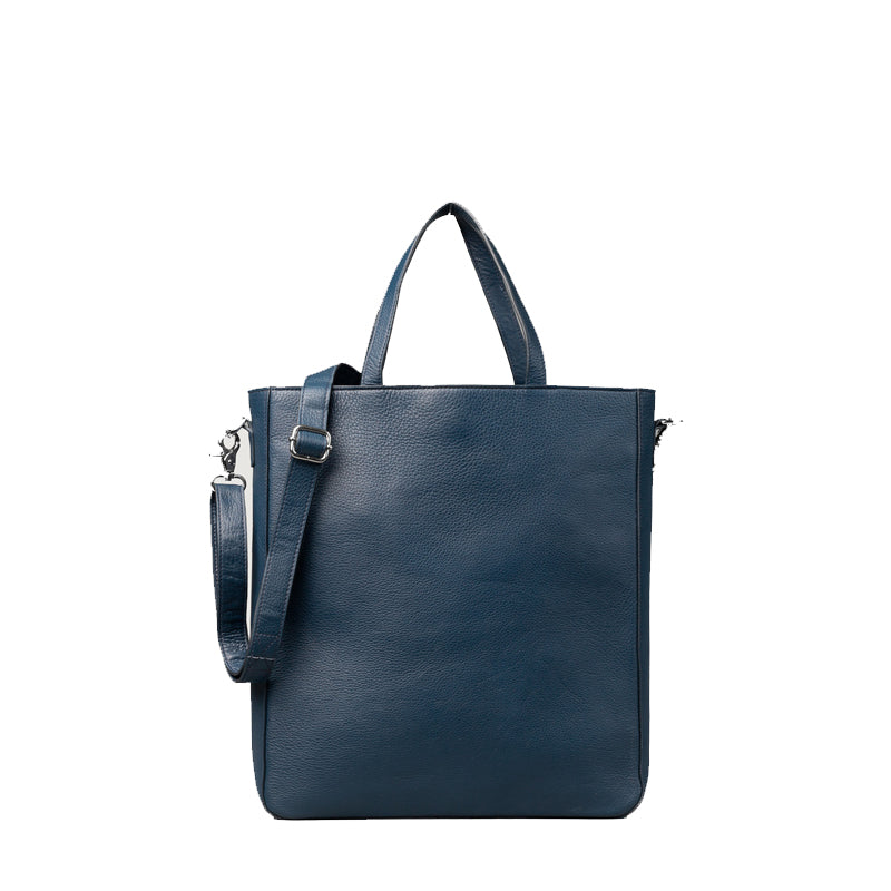 The Poet Leather Tote Black Bag