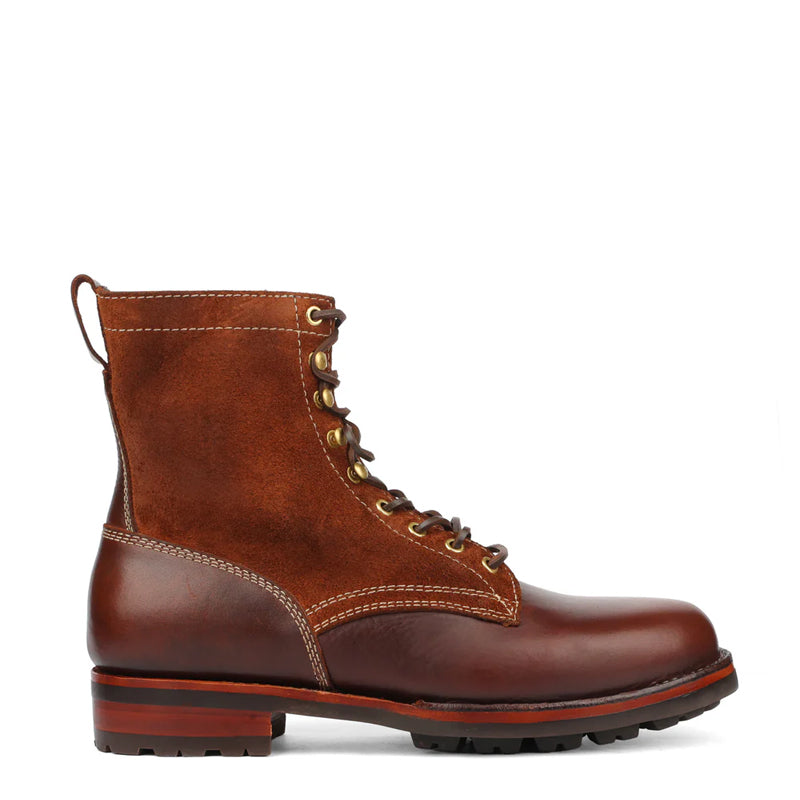 Premium Leather Lace Up Combat Ankle Boots