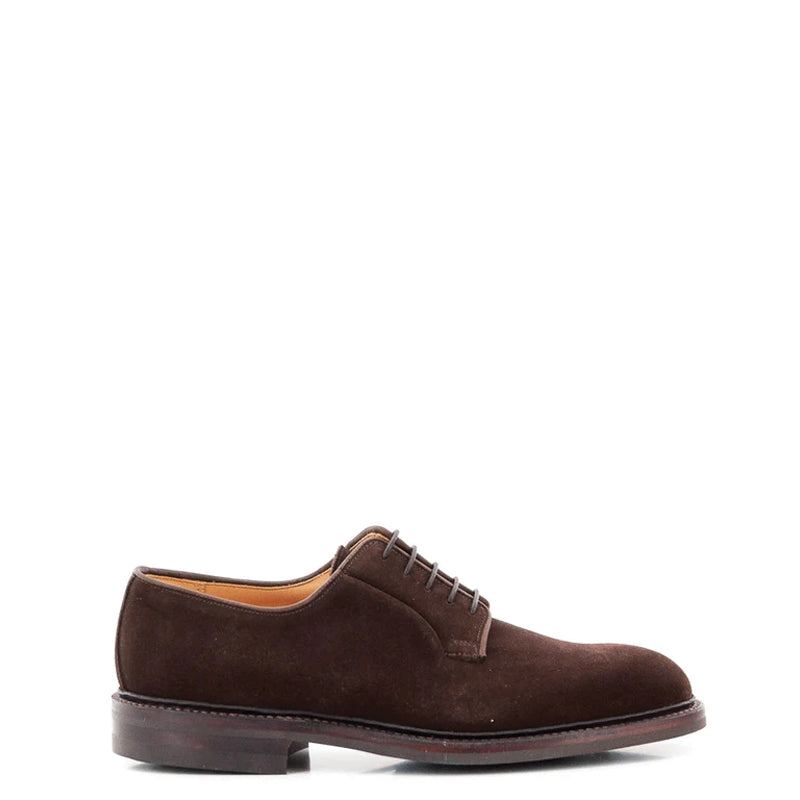 Suede Handmade Solid Leather Derby Shoe