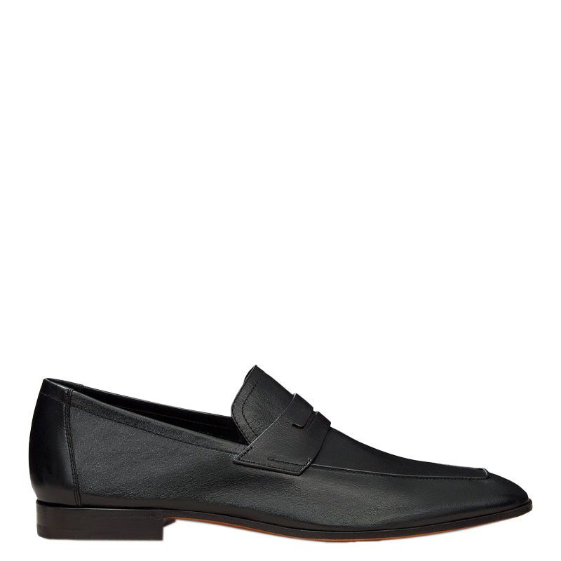 Custom Handmade Plain Leather Brown Loafer