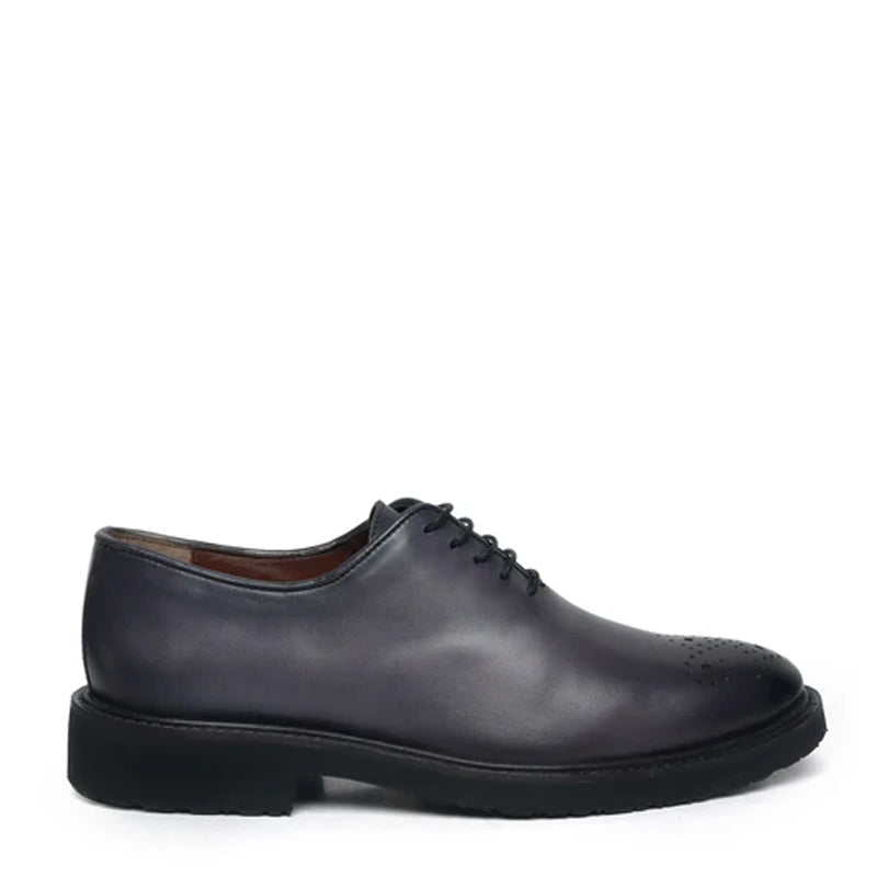 Men Wholecut Lace-UP Leather Oxford Tan/Brown Shoe
