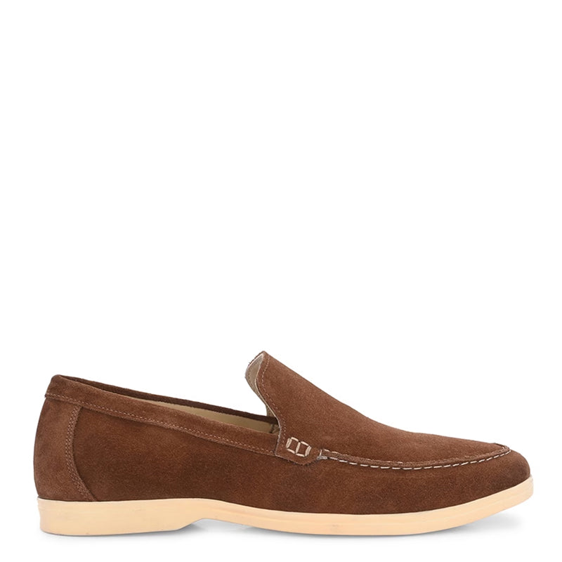Suede Leather Moccasin Loafer Shoe For men