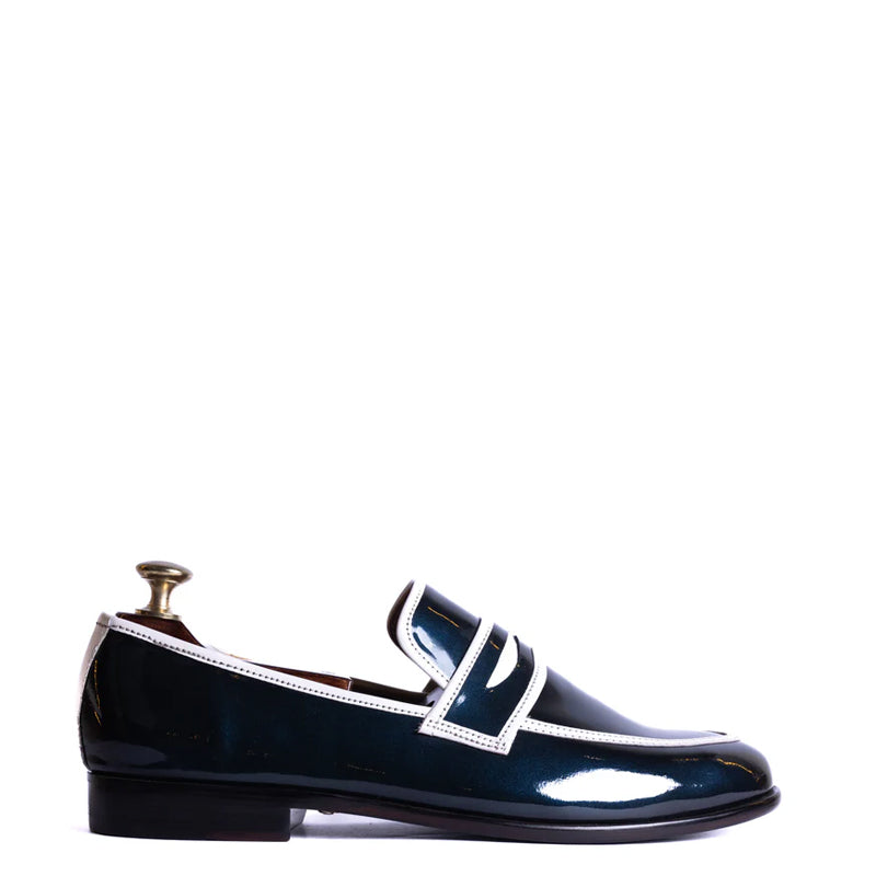 Patent Handmade Shiny Leather Loafer