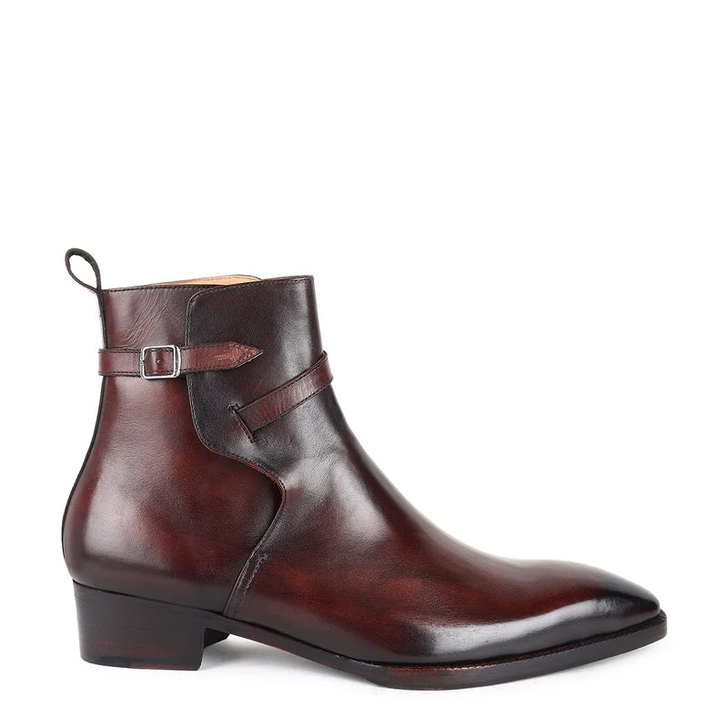High Ankle Leather Jodhpur Boots For Men