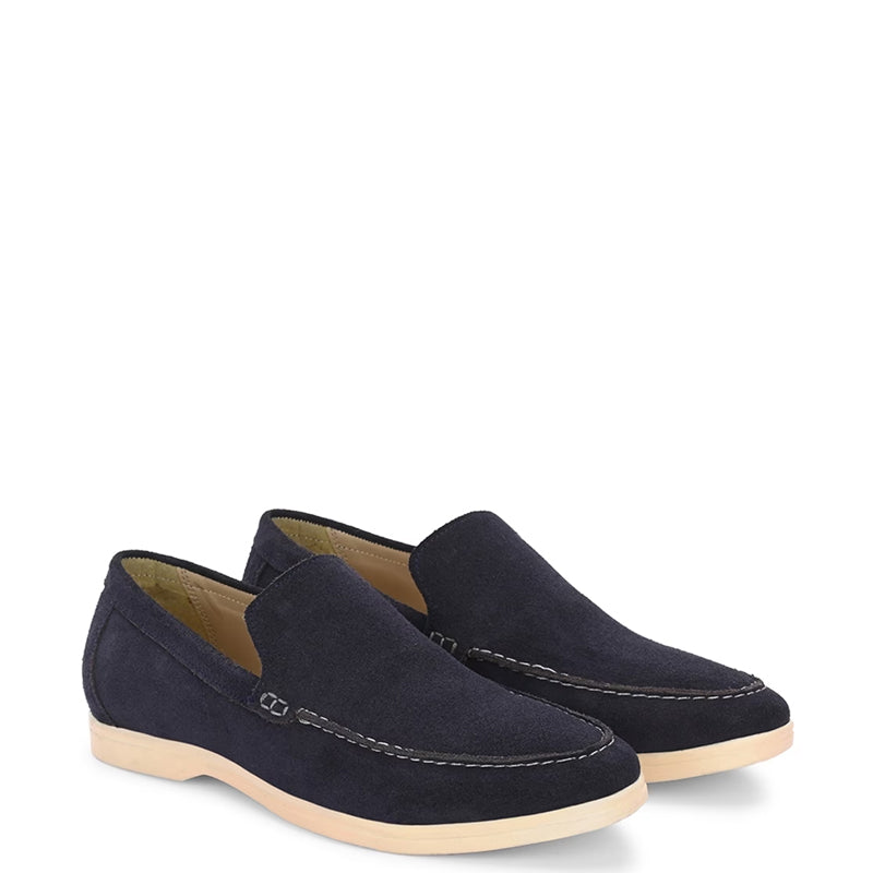 Suede Leather Moccasin Loafer Shoe For men