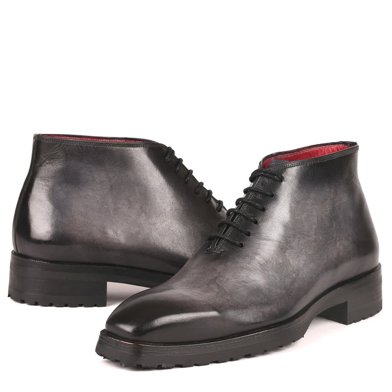 Men Custom Handmade Leather Ankle Boot