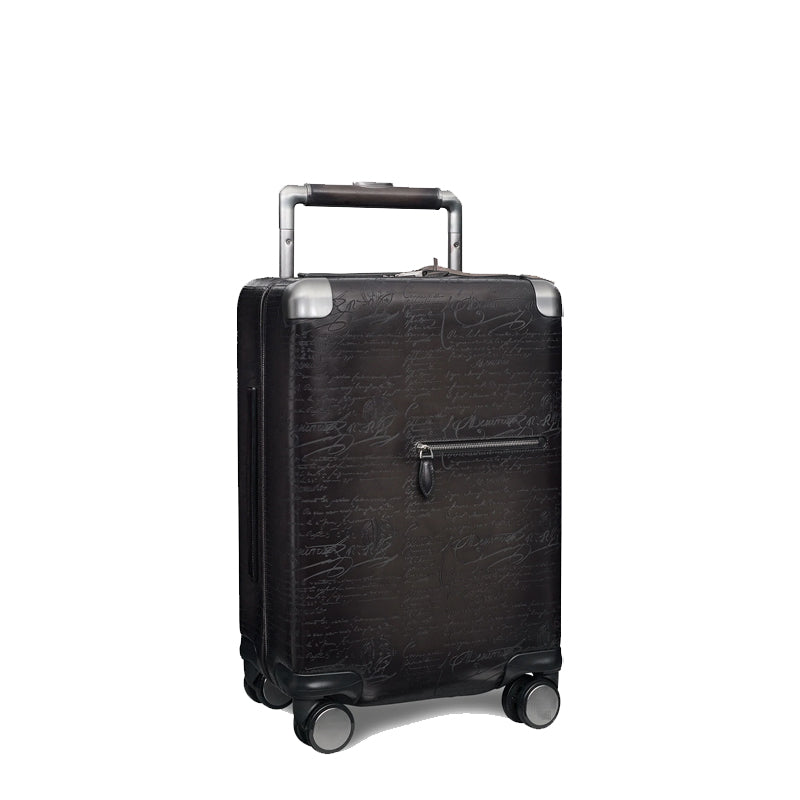 Luxury Eel Leather Trolley Case