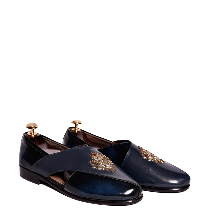 Classic Shiny Leather Comfort Peshawari Sandal
