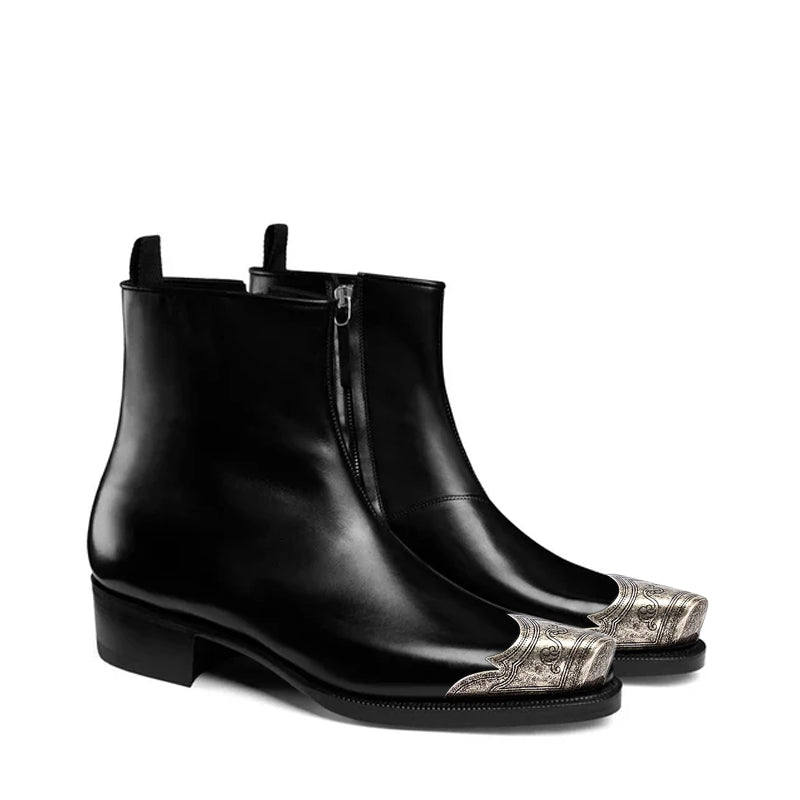Men s Rev Up Boot with Silver Toe