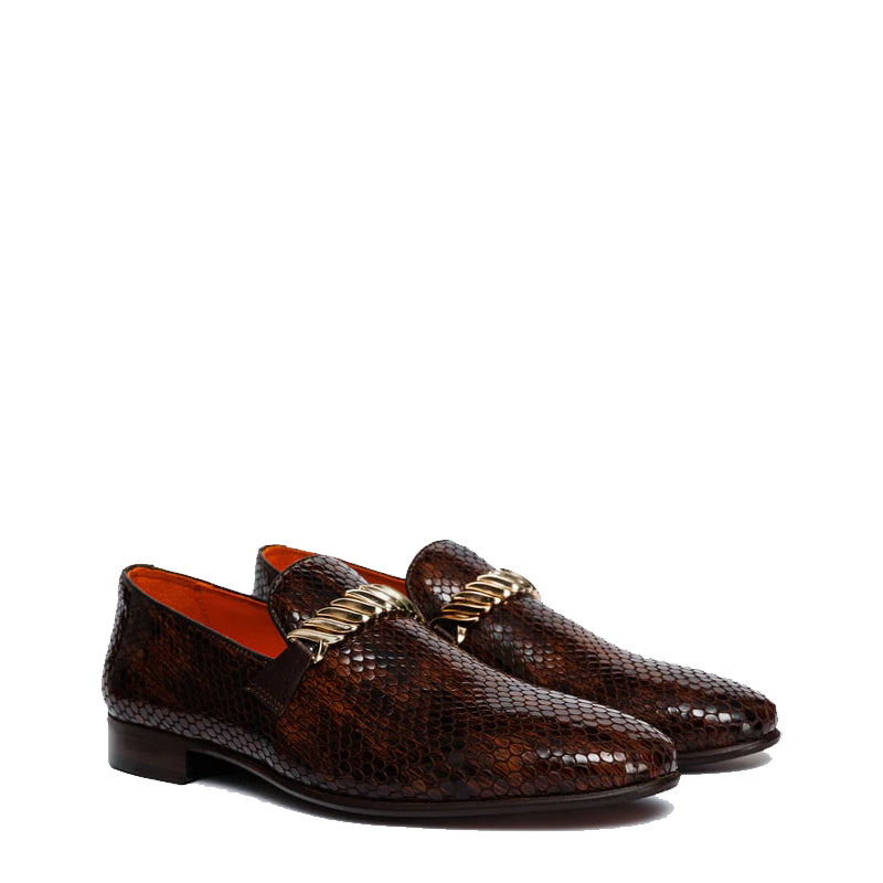 Black Bit Dress Loafer Men Shoe