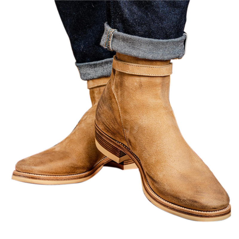 Men Luxury Fashion Leather Stylish Jodhpur Boot