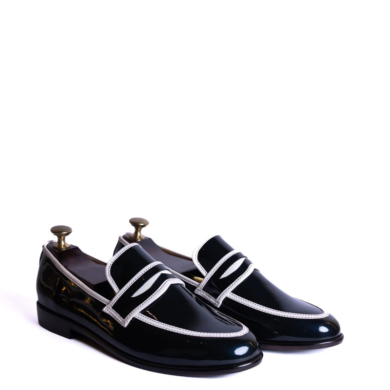 Patent Handmade Shiny Leather Loafer