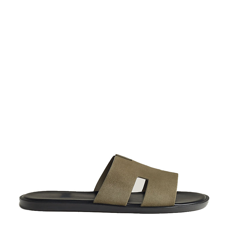 Haven Suede H Style Slip On Olive