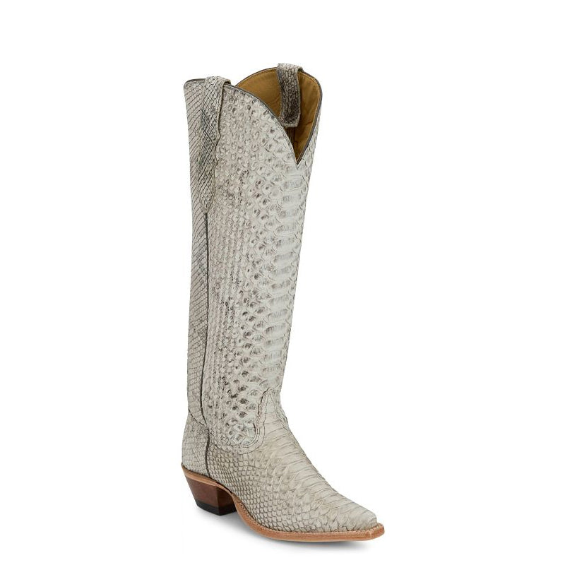 Python Leather Cow Boy Boots