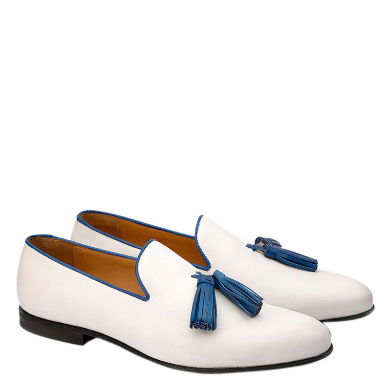 Handmade Leather Tassel Loafers For Men