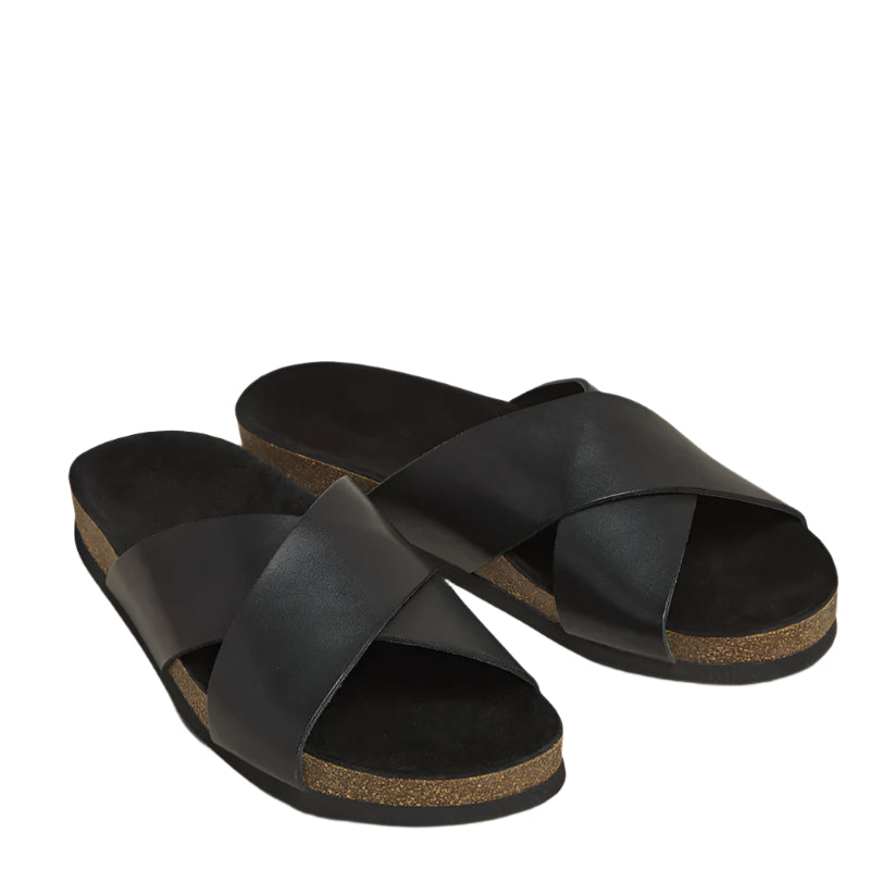 Pure Elegance Burgundy Leather Slipper