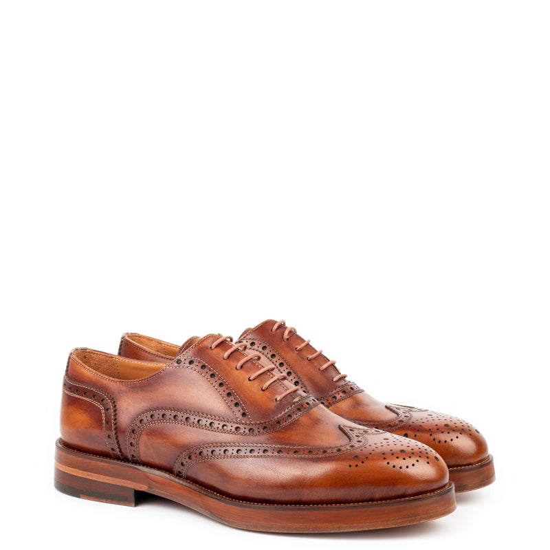 Classic Design Wingtip Pure Leather Oxford Shoe