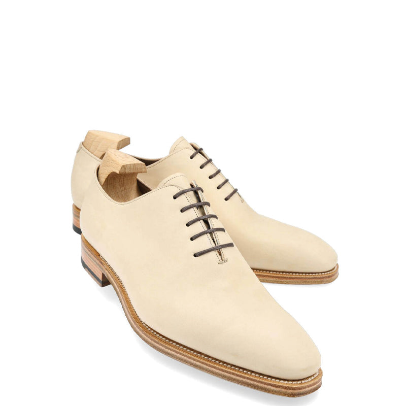 Plain Wholecut Solid Leather Oxford Shoe