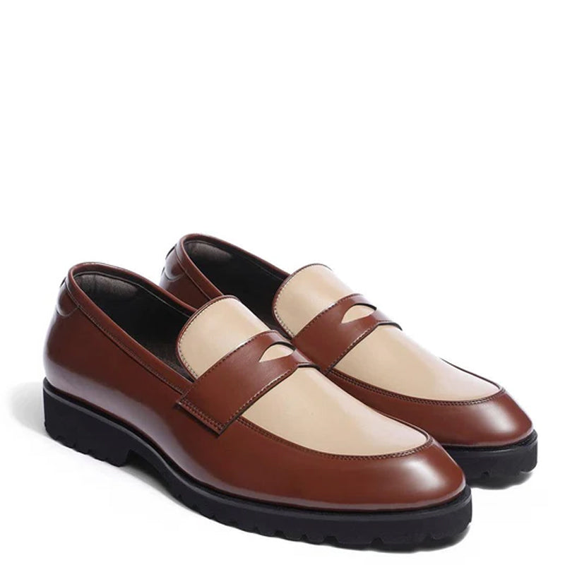 Penny Slip On Handmade Leather Loafers