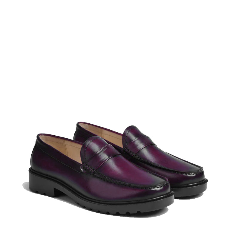 Platform Plain Loafer Shoes