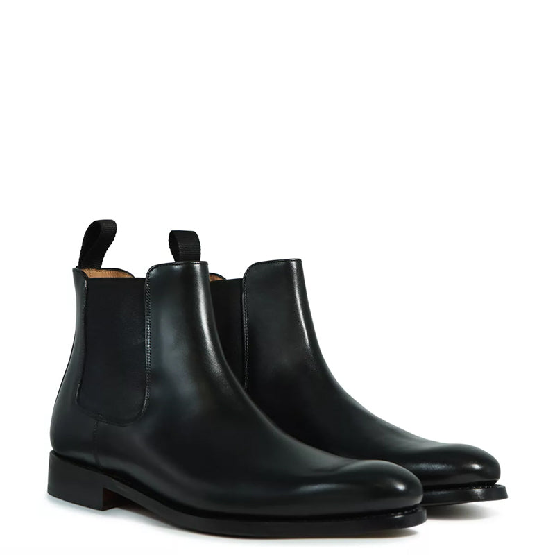 Midnight Classic Solid Leather Chelsea Boot