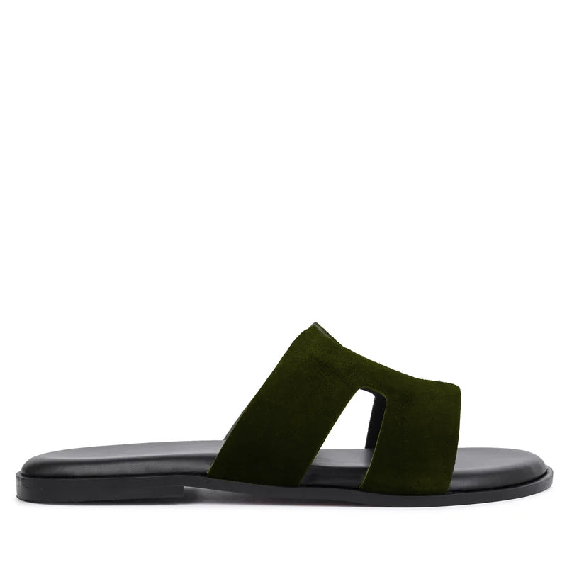 Suede H Style Slip On