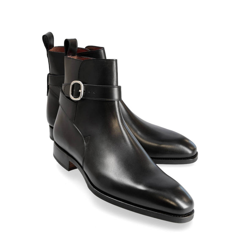 Premium Leather Stylish Jodhpur Brown Boot With Side Buckle