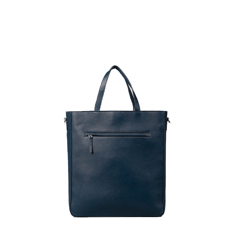 The Poet Leather Tote Black Bag