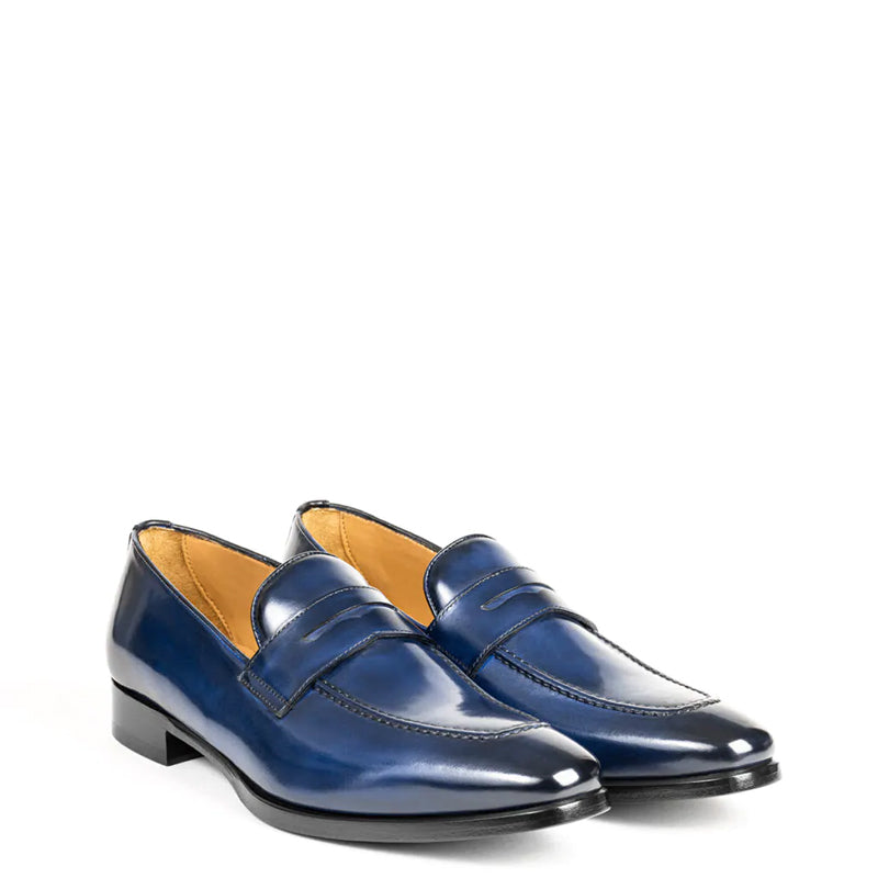 Classic Penny Shiny Leather Brown Loafer