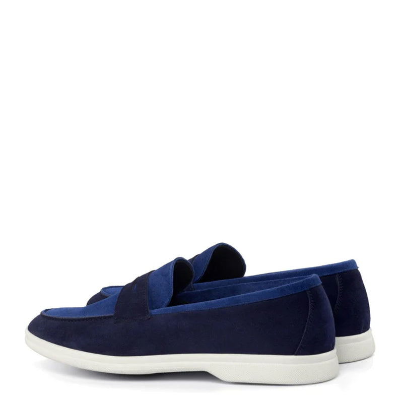 Men Casual Suede Slip On Loafers